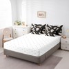 Feelyou Adults Black and Dark Tan Comforter Set Queen 7