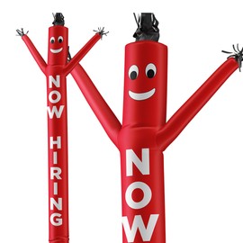 LookOurWay Air Dancers Inflatable Tube Man Attachment - 20 Feet Tall Wacky Waving Inflatable Dancing Tube Guy for Business Promotion (Blower Not Included) - Now Hiring