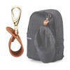 LAKYMIE 3Pcs Hat Clip PU Leather Hat Clips for Travel