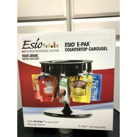 Esio Beverage System RB101 E-Pak Countertop Carousel Black Beverage Holder