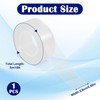 Curtain Rod Slide Smooth Tape, 1IN x 16FT Clear Quiet