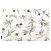 Reversible Type Placemat, Set of 2, 100% Cotton, 11.8 x