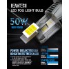 Beamtech H13/9008 LED Fog Light Bulbs 100W 20000 Lumens 6500K