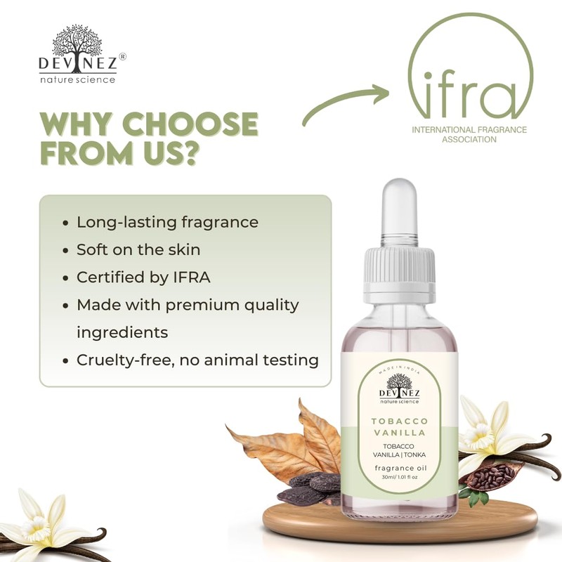 Devinez Tobacco Vanilla Fragrance Oil | 30ml | Perfect for