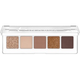 Catrice 5 In A Box Mini Eyeshadow Palette Eyeshadow No. Look Multicoloured with Oils Intense Matt Metallic Shimmer Vegan Nano Particles Free 4g, 010 Golden Nude Look