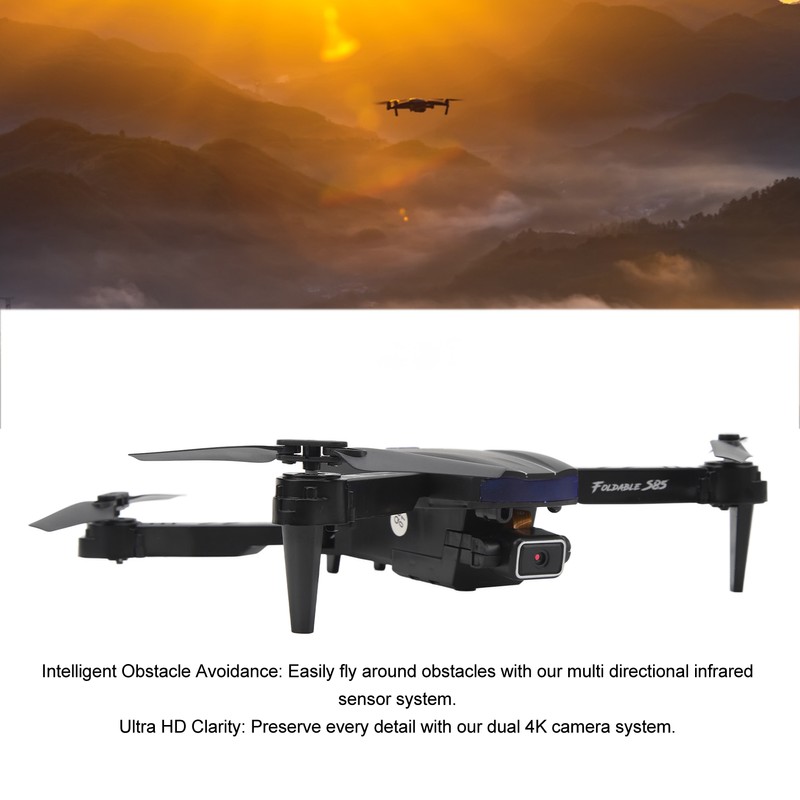 S85 Mini Drone Dual 4K Infrared Obstacle Avoid Zoomable Lens