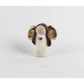 GERRIT Love Angel Statue, Abstract Art Statue, Modern Home Resin Sculpture Decoration, Creative Room Home Desktop Decoration (White) (4.72" L x 2.36" W)