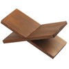 Wood Book Stand for Reading - Book Display Stand, Cook