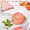 EKIVAO 6PCS Persimmon Soap Bar for Old People Smell, Handmade