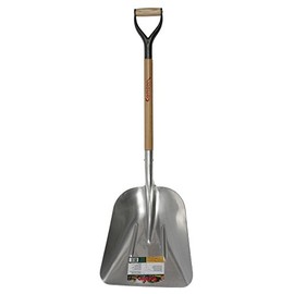 Corona SS 68010 - #10 Aluminum Western Scoop Shovel - D-Grip, 30 Inch