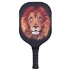 LEIJIAER Pickleball Paddle Set Carbon Fiber Face Racket with 2Pcs