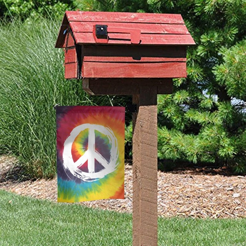 Peace Flag 12 X 18 inch Double Side Vertical Garden