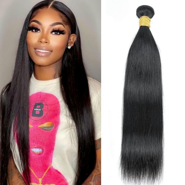 One Bundle Straight Human Hair 100g/Pack 30 Inch 12A Unprocessed