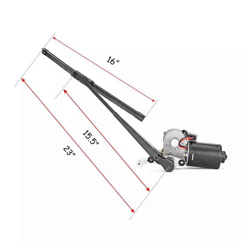 SI 12V Electric Windshield Wiper Motor Kit+Wiring For Kawasaki Teryx