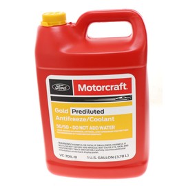 Genuine Ford Fluid VC-7DIL-B Gold Pre-Diluted Antifreeze/Coolant - 1 Gallon