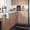 Peaha 10 Pack Cabinet Handles Brushed Brass Kitchen Drawer Pulls
