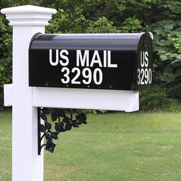 Seloom 148 PCS 2" Reflective Mailbox Numbers Stickers for Outside,White