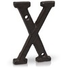 Basic Fundamentals 3-Inch Cast Iron Letters for Wall and Mailbox