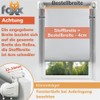 Foxx Thermal Klemmfix Blackout Roller Blind without Drilling, 90x140 cm