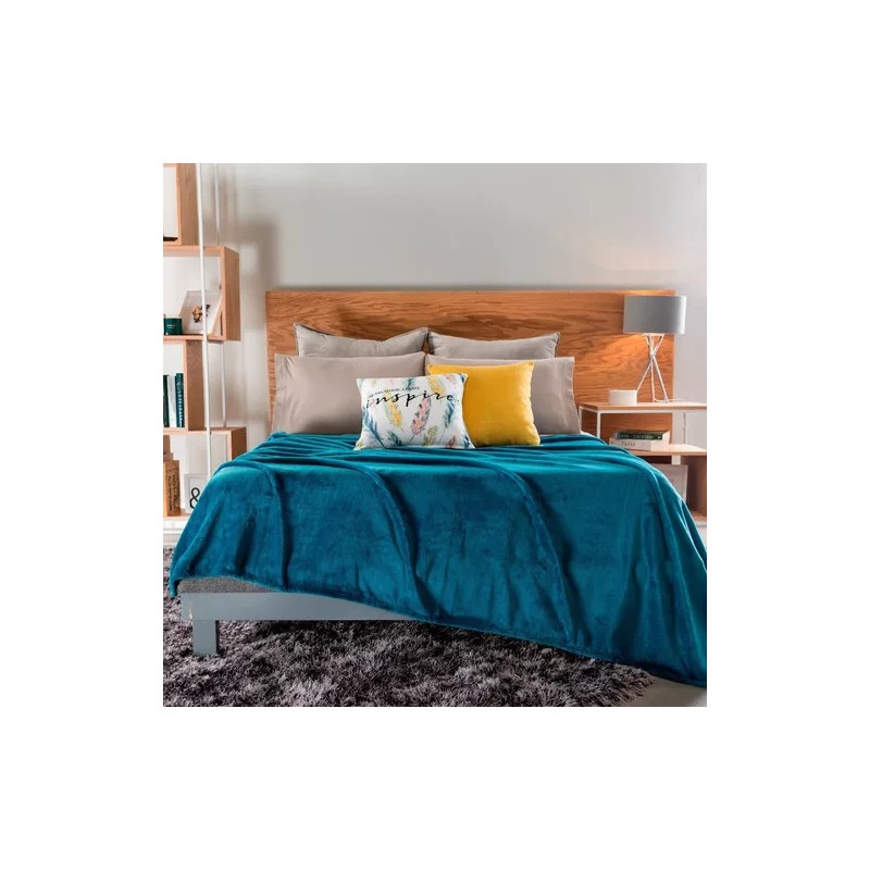 Vianney Cobertor Ligero Vianney Matrimonial/idividual Suave Deep Blue Liso
