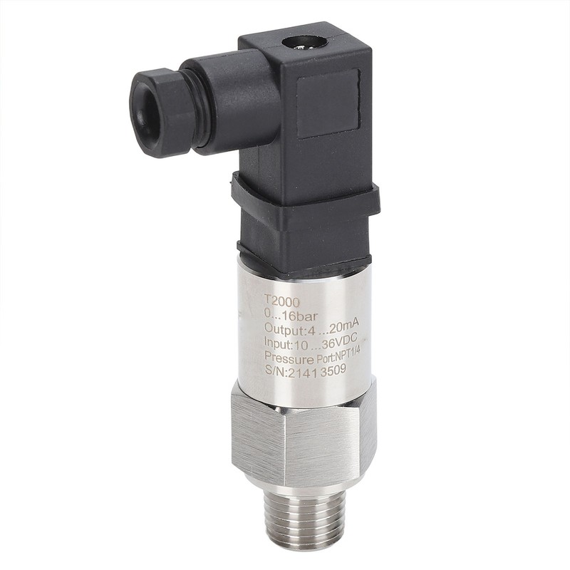 Pressure Transmitter Transducer Sensor 4‑20MA Output NPT1/4 for Air Water