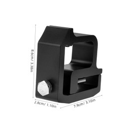 Zerodeko Ladder Rack Mounting Clamp Heavy Duty Truck Cap Clamp for Versatile Truck Shells Easy Installation Sturdy Compatible with Various and Shapes Reliable