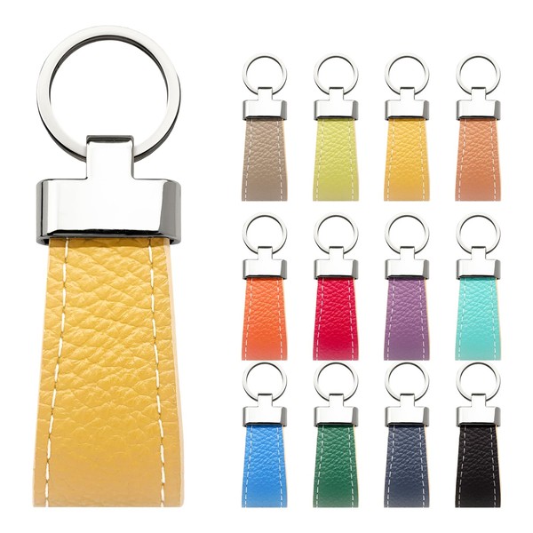 Trend S.S Genuine Leather Smart Key Ring, Men's, Women's, Double