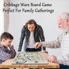 Cribbage Wars Board Game,Large Wooden Chessboard Set, Cribbage Games Classic