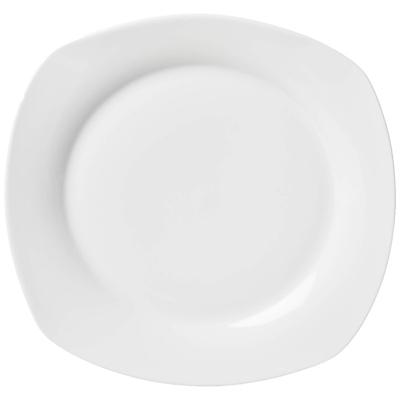 10 Strawberry Street 45-Piece Square Dinnerware Set, White