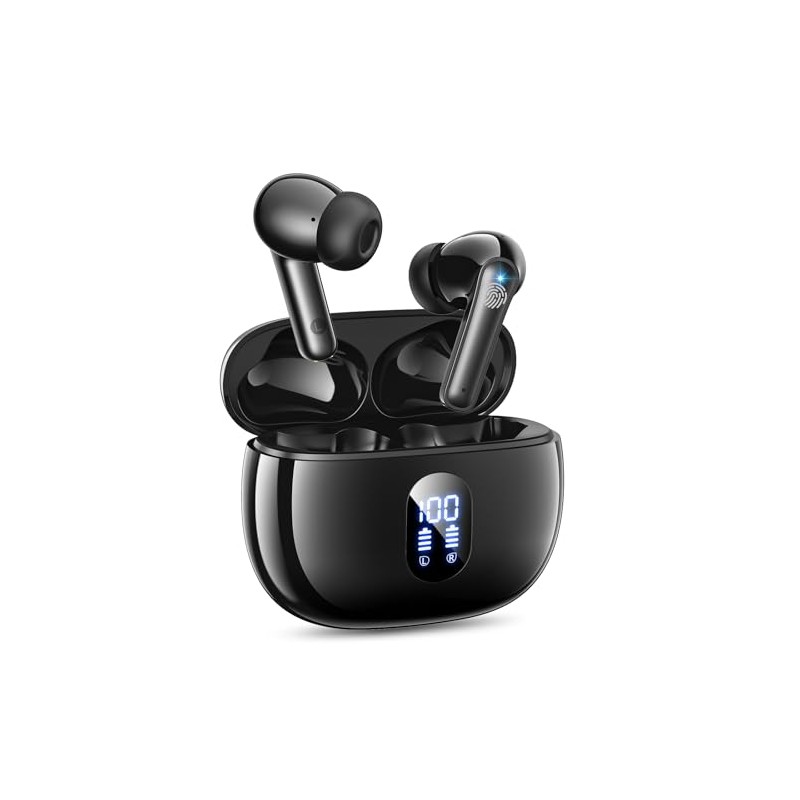 ZZU Wireless Earbuds, Bluetooth Ear Buds with Big Bass Stereo