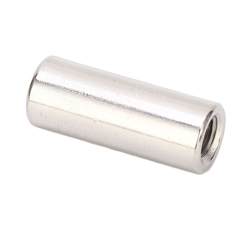 20 Pcs Round Connector Nut M6x1.0 10 L25mm Rod Coupling