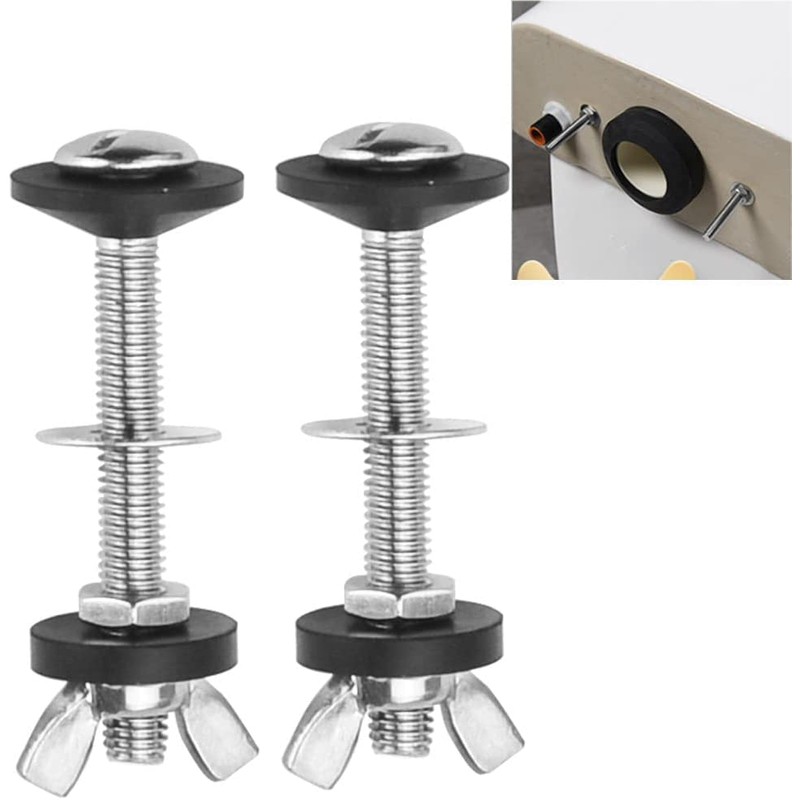 Hsthe Sea 2 Pieces Toilet Split Water Tank Mounting Screws