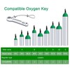 2 Pack Oxygen Tank Key, Sturdy Heavy Duty Oxygen Cylinder