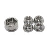 Lightronic M6 Premium 316 Stainless Steel Anti-Theft Locking Nuts Security