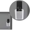 [2 Pack] Universal Remote Control Holder 7x6x3cm, Wall Mount Media