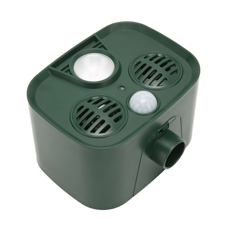 Ultrasonic Animal Repeller Solar Powered Motion Detection Animal Deterrent Device