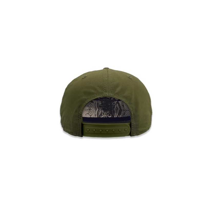 John Deere Snapback Cap, Olive Green, Embroidered Deere Script Logo,