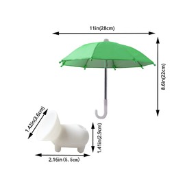AXLORP Phone Umbrella for Sun - Cell Phone Umbrella Sun Shade Suction Cup Stand, Mobile Phone Holder with Universal Adjustable Anti-reflective Glare Blocking for Outdoor