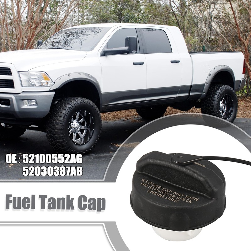 X AUTOHAUX Car Engine Fuel Cap Cover 52100552AG 52030387AB