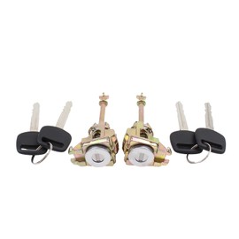 MOTOKU Pair Front Door Lock Cylinder Tumbler Keys Set for Toyota Tacoma 2009-2015 Matrix Corolla 2009-2013 Camry 2009-2011 Left Driver and Right Passenger Side