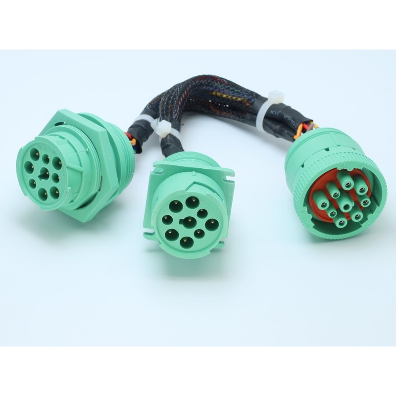 J1939 ELD Splitter Y Cable 9 Pin J1939 Male to