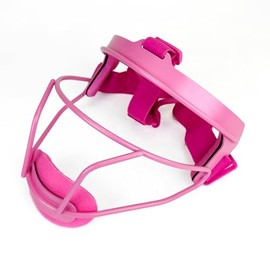 GIKYTEC Softball Facemask Durable and Maximum Protection Protective Softball Infielder's Face Shield (Pink)