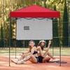 EAGLE PEAK Instant Pop Up Canopy with Adjustable Sun Wall