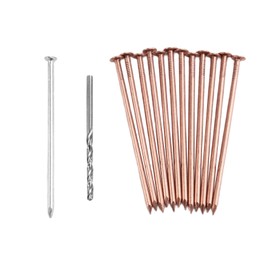 omolly Copper Nails to Kill Tree Stump, 900mm Long Copper Nail Tree Stump, Stump Removal Spikes Hardware Nails for Trees