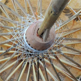 BESPORTBLE Chinese Paper Umbrella Classic Retro Style Hand Painted Oil Paper Parasol Performance Props Waterproof Parasol for Women Men Dragon