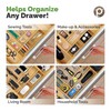 Pristine Bamboo Silverware Organizer - Expandable Kitchen Drawer Organizer -