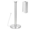 Kitchen Roll Holder, Silver Kitchen Roll Holder Standing with Clamping