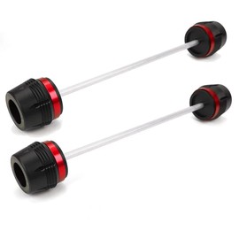 Motorcycle Accessories Front Axle Fork Protector Compatible with Forza750 2021-2024 NSS 750 XADV750 X ADV 750 XADV 2025 Crash Pads Wheel Protection Collision Protection Decorative Axle Covers (Red)
