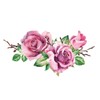 Large Watercolor Roses Tattoo/Watercolor Rose Temporary Tattoo