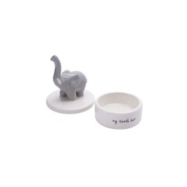 CGB Giftware | Baby Elephant Tooth Box | Tooth Organiser | Nursery Decor | My First Tooth | GB04521